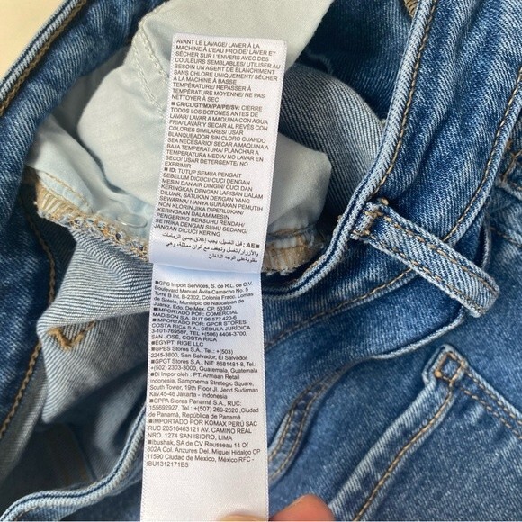 Old Navy Jeans Rockstar Super Skinny Distressed Mid Rise Sz 2 - Picture 6 of 11